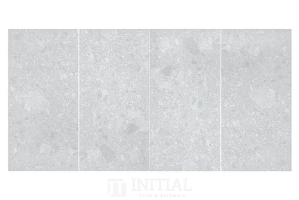 Terrazzo Look Tile Giga Light Grey Matt 300X600 ,