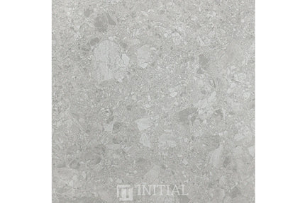 Terrazzo Look Tile Giga Light Grey Matt 600X600 ,