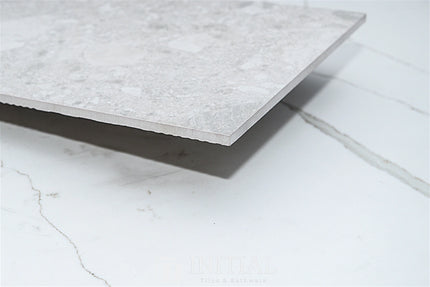 Terrazzo Look Tile Giga Light Grey Matt 600X600 ,