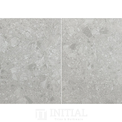 Terrazzo Look Tile Giga Light Grey Matt 600X600 ,