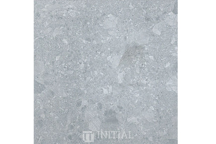 Terrazzo Look Tile Giga Dark Grey Matt 600X600 ,