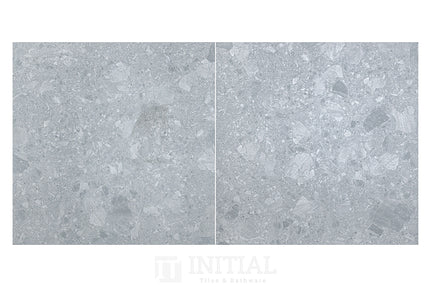 Terrazzo Look Tile Giga Dark Grey Matt 600X600 ,
