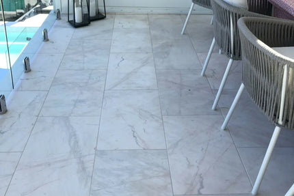 Outdoor Stone Glacier Antislip Marble Sandblasted 610X406X12