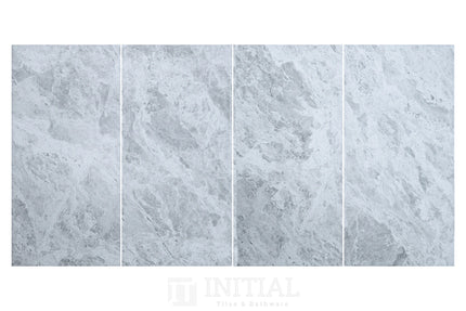 Marble Look Tile Tundra Light Grey Matt 300X600 ,