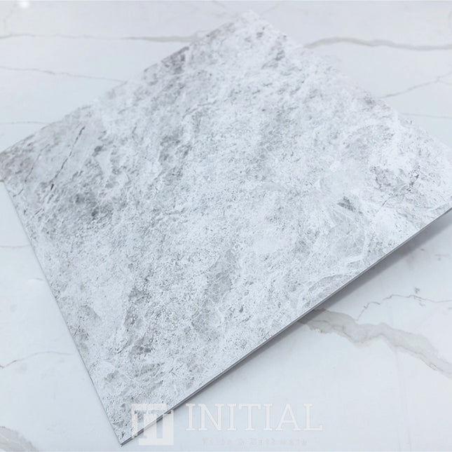 Marble Look Tile Tundra Light Grey Matt 600X600 ,