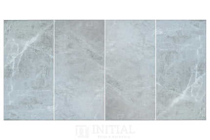 Marble Look Tile Varese Grey Polished 300X600 ,