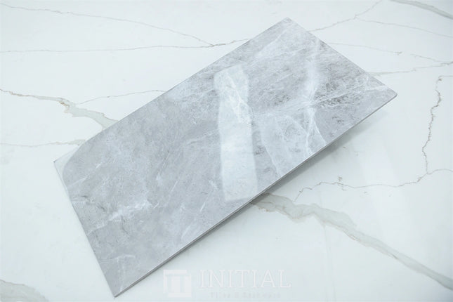 Marble Look Tile Varese Grey Polished 300X600 ,