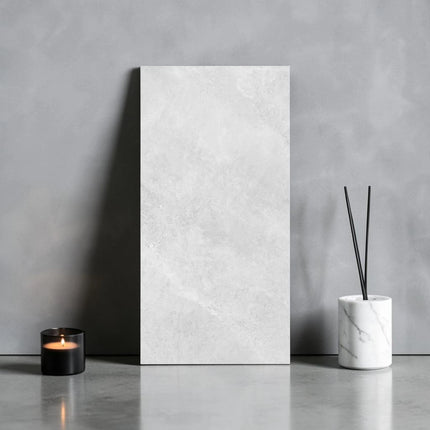 Marble Look Tile Iconic Grey Matte