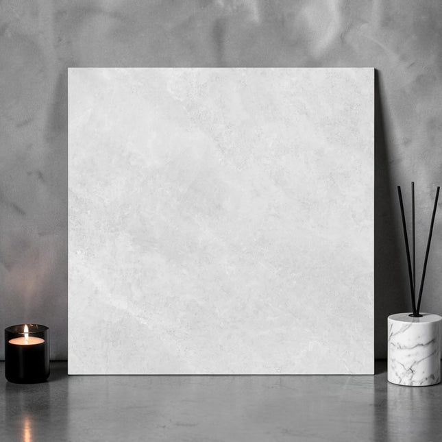 Marble Look Tile Iconic Grey Matte ,
