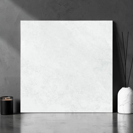 Marble Look Tile Iconic Silver Matte