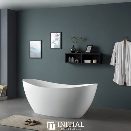 Rika 1500 Freestanding Bathtub Gloss White Non-Over Flow 1500X755X685 ,