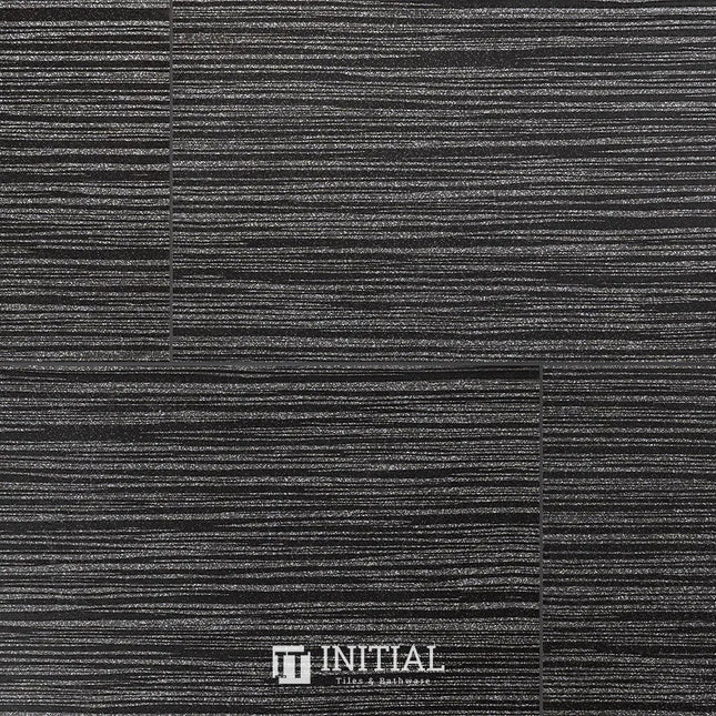 Bathroom Feature Tile Galaxy Black Lappato 300X600