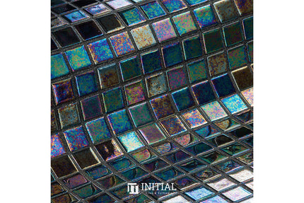 Swimming Pool Mosaic Ezzari Iris Pearl Black