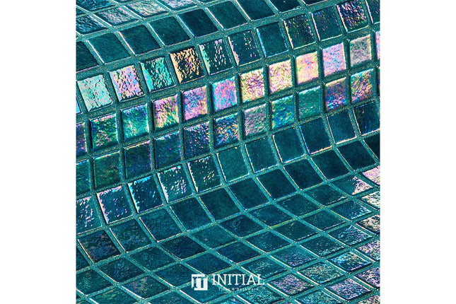 Swimming Pool Mosaic Ezzari Iris Pearl Jade Green