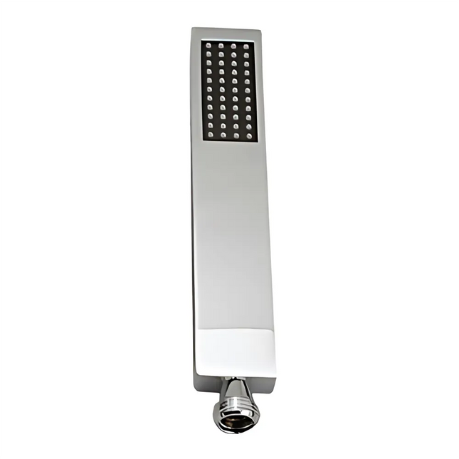 Square Brass 15mm Deep Handheld Shower Head Chrome ,