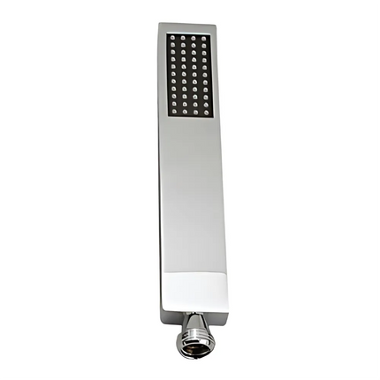 Square Brass 15mm Deep Handheld Shower Head Chrome ,