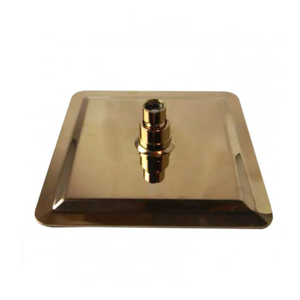 8" Square Super Slim Rainfall Shower Head 200mm Rose Gold ,