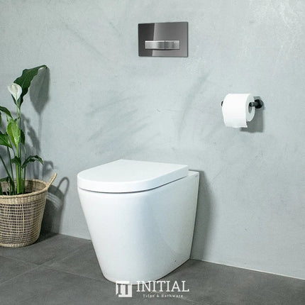 Geberit Sigma Toilet 50 Rectangle Glass Dual Flush Push Buttons