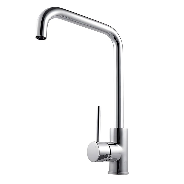 Kitchen Gooseneck Chrome 360° Swivel Sink Mixer ,