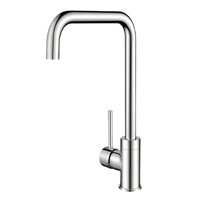 Kitchen Gooseneck Chrome 360° Swivel Sink Mixer ,