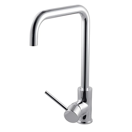 Kitchen Gooseneck Chrome 360° Swivel Sink Mixer ,