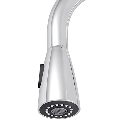 Kitchen Pull Out Shower Spray Chrome 360° Swivel Sink Mixer ,