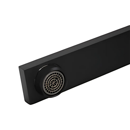 Square Kitchen Laundry Sink Mixer Matt Black ,