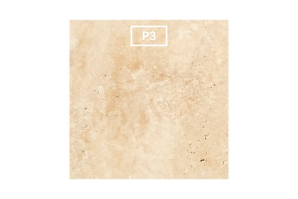Outdoor Stone Ivory Travertine Tumbled Tile 610X610X12mm