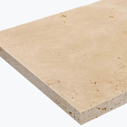 Outdoor Stone Ivory Travertine Tumbled Paver 610X406X30mm