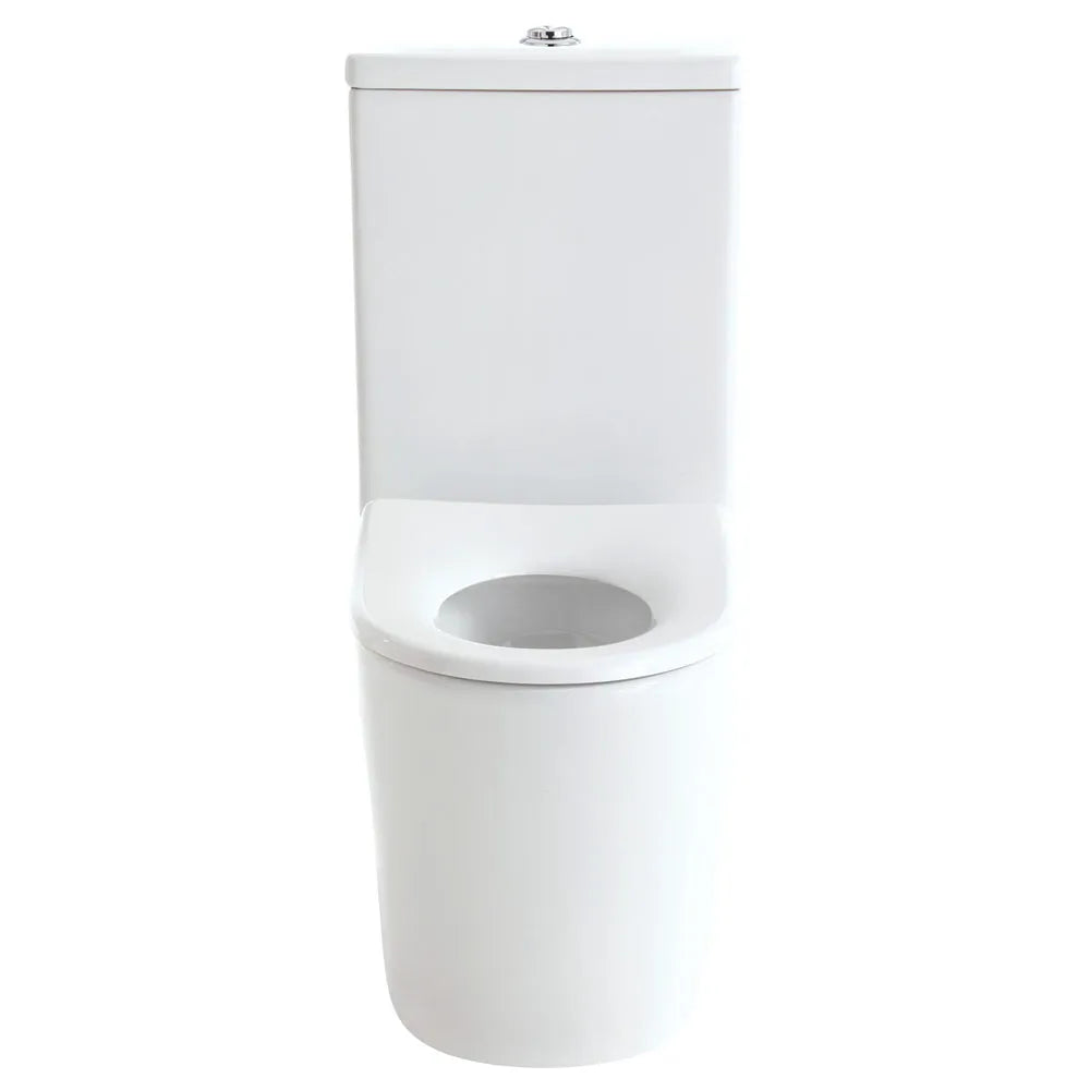 Fienza Isabella Junior Back-to-Wall Toilet Suite Tornado Rimless with Anti-Vandal Kit ,