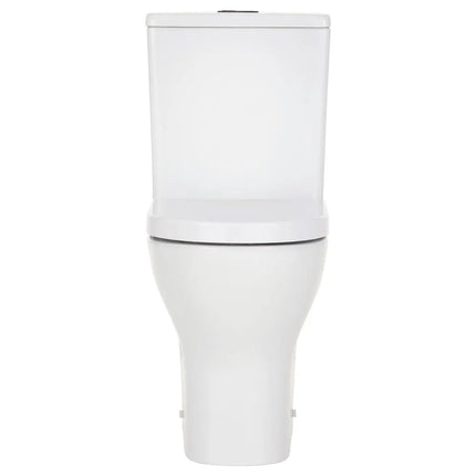 Fienza Tono Back-to-Wall Toilet Suite Tornado Rimless Ultra Quiet Flush Gloss White ,