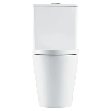 Fienza Aluca Back-to-Wall Toilet Suite Tornado Rimless Ultra Quiet Flush Gloss White ,