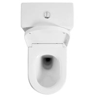 Stella Rimless Back to Wall Toilet Suite Gloss White 710x390x830 ,