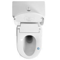 Stella Rimless Back to Wall Toilet Suite With Smart Seat Gloss White 710x390x830 ,