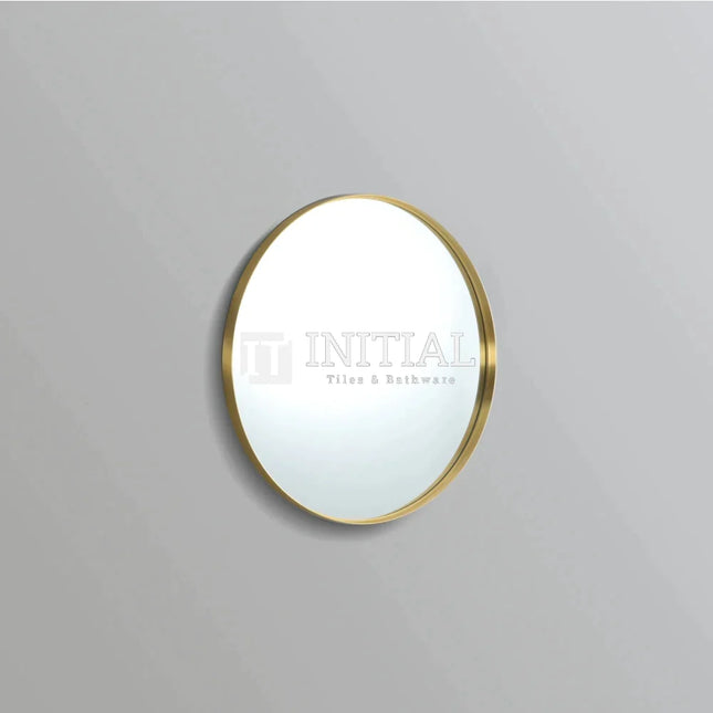 Olivia Gold Framed Round Mirror, 3 Sizes ,