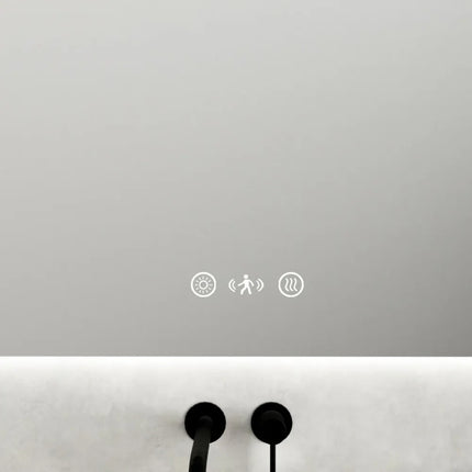 Lorna LED Arch Mirror 600 X 900mm with Adjustable LED Lighting