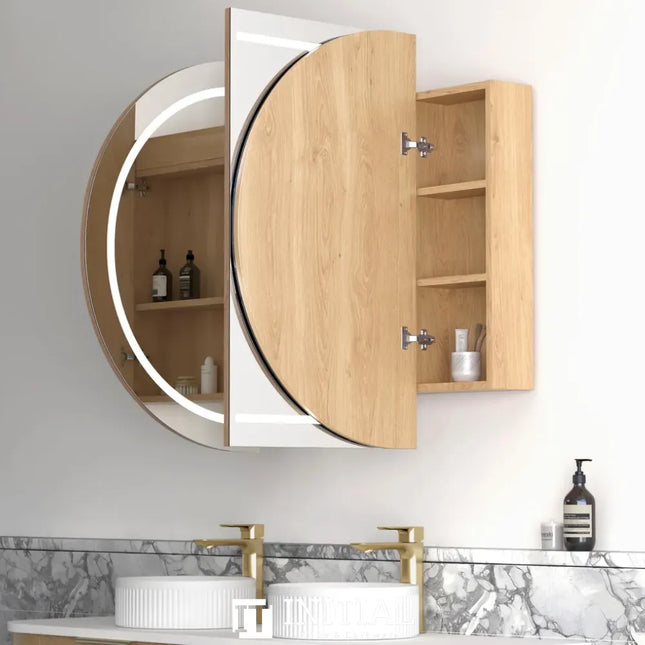 Otti LED Coogee Shaving Cabinet 1500X900, Natural Oak , Default Title