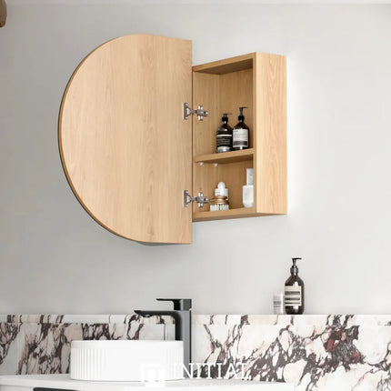 Otti LED Coogee Shaving Cabinet 900X600, Natural Oak ,