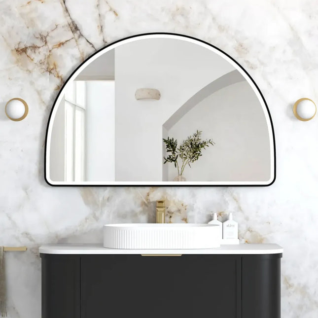 Otti Moonlight Archie LED Black Frame Mirror 800/1000X1200/1500