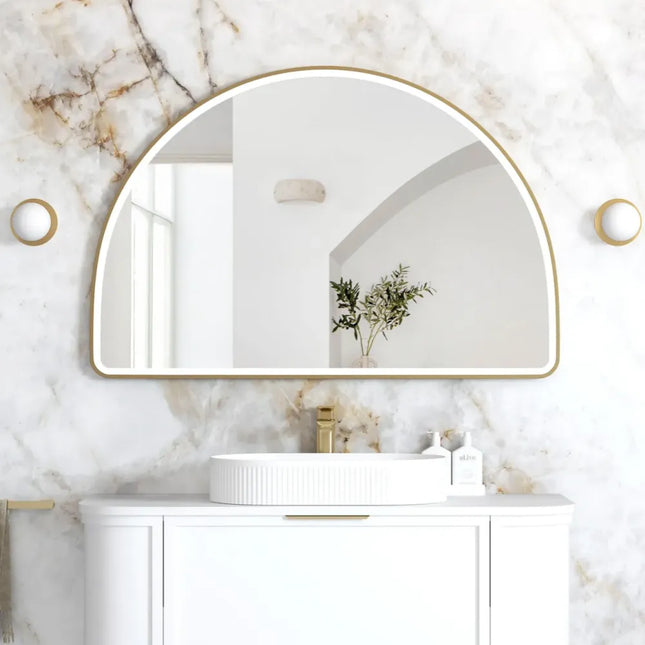 Otti Moonlight Archie LED Gold Frame Mirror 800/1000X1200/1500