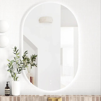 Otti Massa LED Frameless Mirror Oval 900-1800X600/750