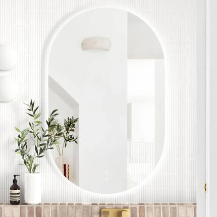 Otti Massa LED Frameless Mirror Oval 900-1800X600/750