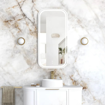 Otti Newport LED Frame Mirror Soft Rectangle 900X450 White