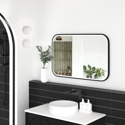Otti Newport LED Frame Mirror Soft Rectangle 900X600/1500X750 Matte Black