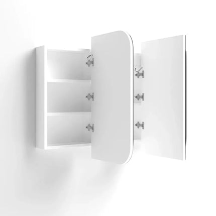 Otti LED Novo Soft Square Shaving Cabinet 1200X750/1500X750 Matte White Premium Edition