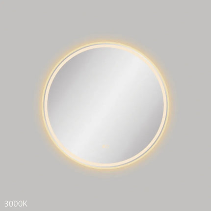 Fienza Reba LED Framed Mirror Brass Gold ,