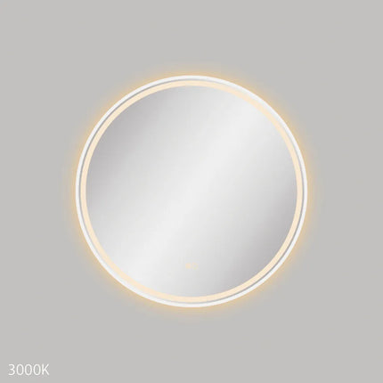 Fienza Reba LED Framed Mirror Matte White ,