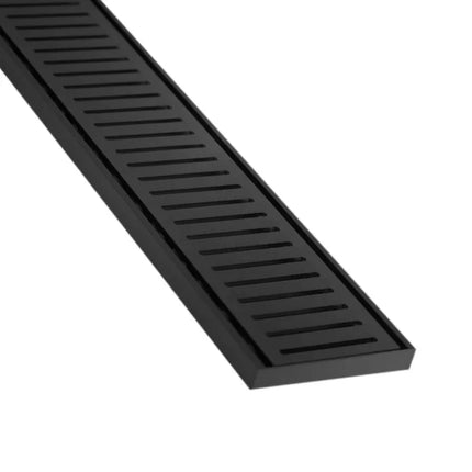 Bathroom Next Generation 14mm Floor Waste Midnight Matte Black 1100~3000mm