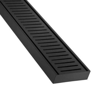 Bathroom Next Generation 26mm Floor Waste Midnight Matte Black 1100~5600mm