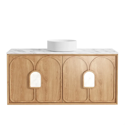 Otti Laguna Mark II Wall Hung Vanity Woodland Oak 1190X460X550